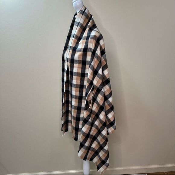 A New Day Target Plaid Wrap Jacket Shawl Blanket Sweater OSFM - Picture 5 of 10